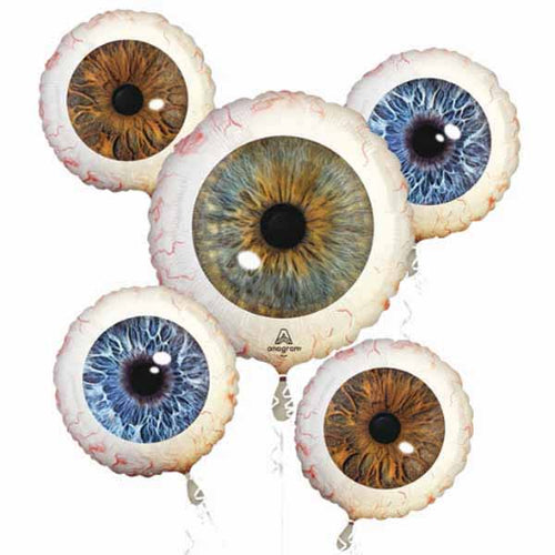 Creepy Eyeballs Foil Balloon Set