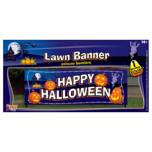 Happy Halloween Yard Banner