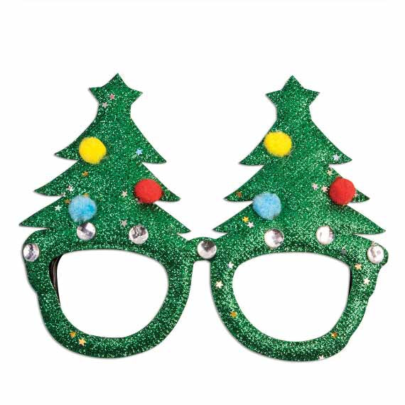 Christmas Tree Glasses