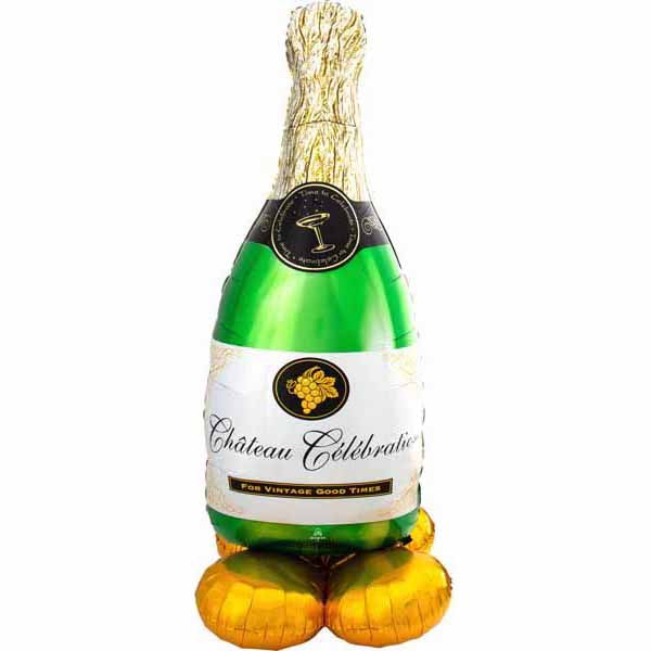 Champagne Bottle Airloon