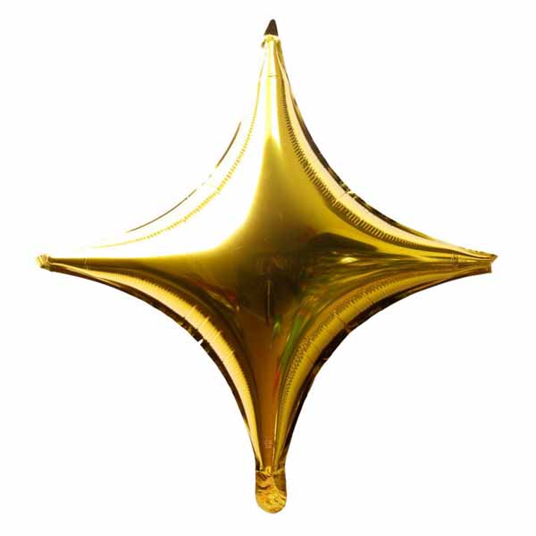 Gold Starpoint Foil Balloon