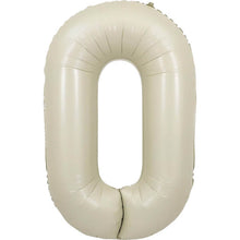 Load image into Gallery viewer, 34" Cream Number Balloon