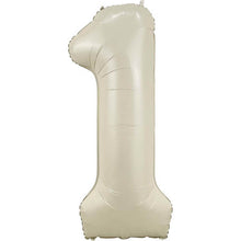 Load image into Gallery viewer, 34" Cream Number Balloon
