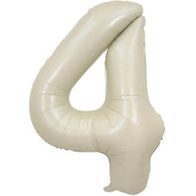 Load image into Gallery viewer, 34" Cream Number Balloon