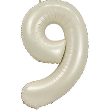 Load image into Gallery viewer, 34" Cream Number Balloon