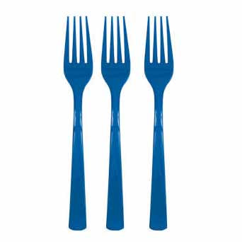 Royal Blue Forks - 12ct