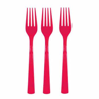 Apple Red Forks - 12ct