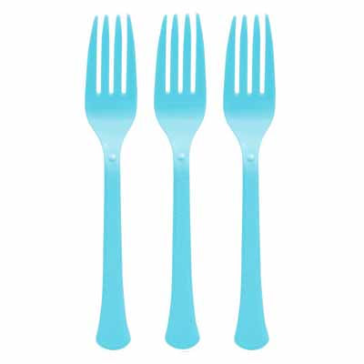 Caribbean Blue Forks - 12ct