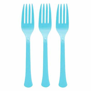 Caribbean Blue Forks - 12ct