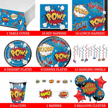 Load image into Gallery viewer, Superhero Party Birthday Package