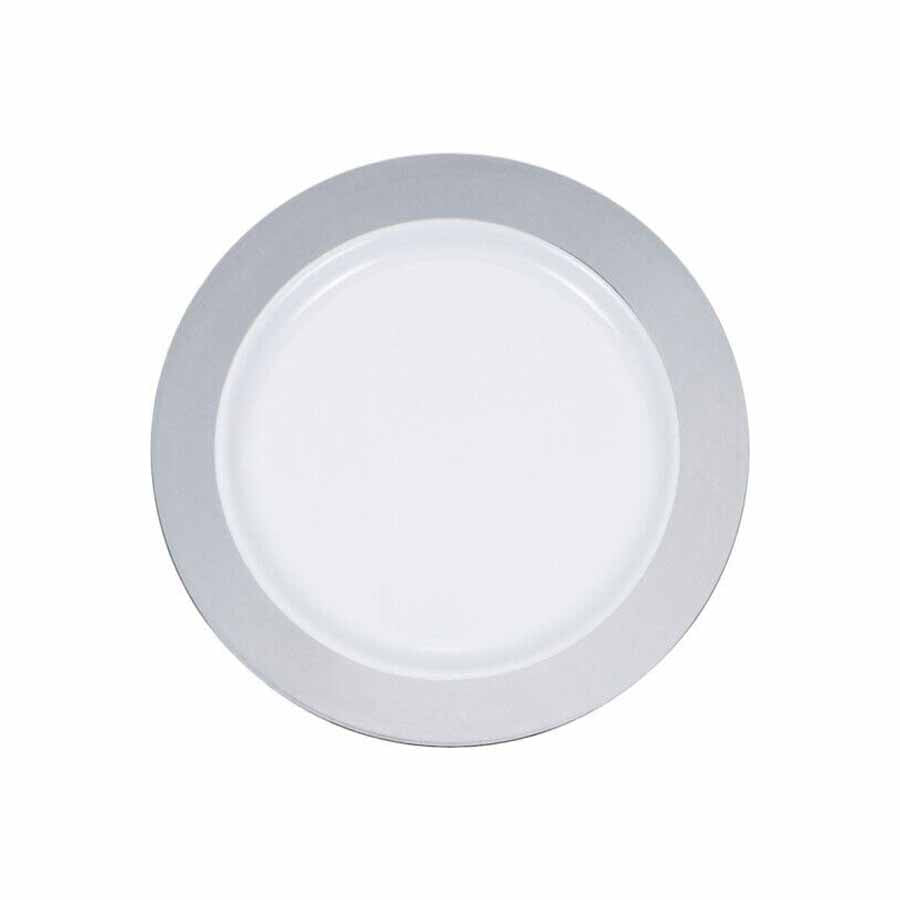 Silver Border Premium Small Plates
