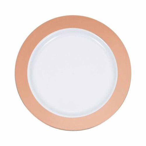 Rose Gold Border Premium Medium Plates