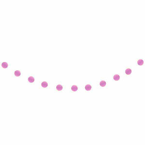 Pink Honeycomb Garland