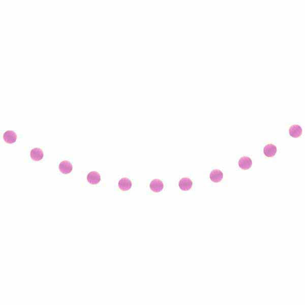 Pink Honeycomb Garland