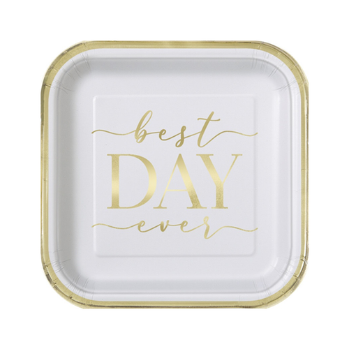 Best Day Ever Dessert Plates