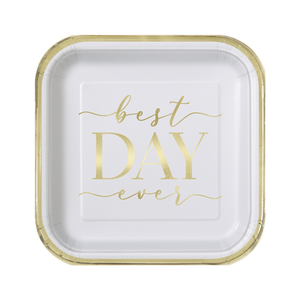 Best Day Ever Dessert Plates