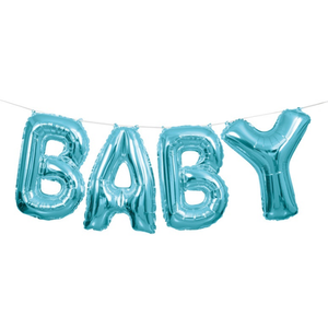 Baby Balloon Garland - Blue