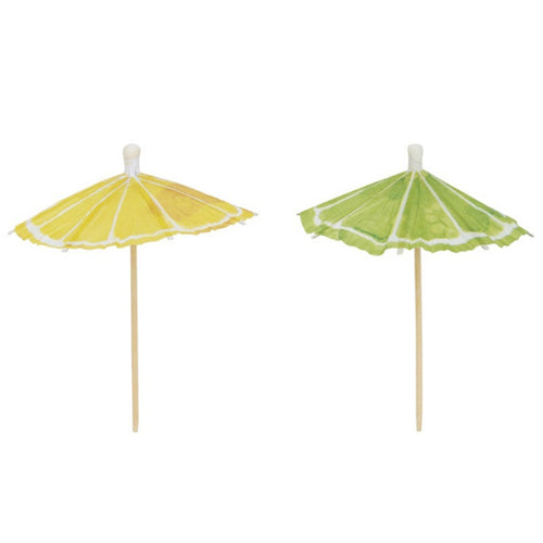 Citrus Fruit Paper Drink Umbrellas