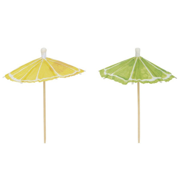 Citrus Fruit Paper Drink Umbrellas