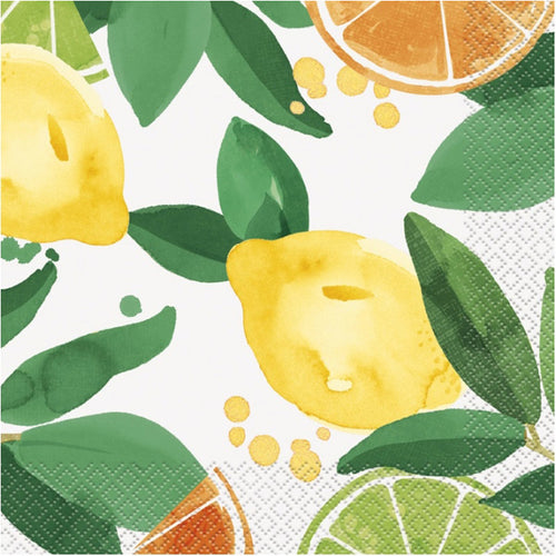 Citrus Fruit Luncheon Napkins