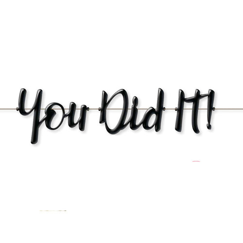 You Did It Balloon Banner