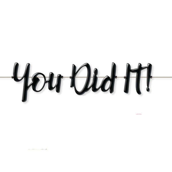 You Did It Balloon Banner