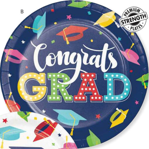 Glad to be Grad Dinner Plates