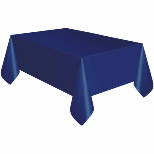 Navy Blue Rectangular Table Cover