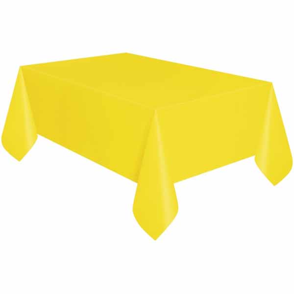 Yellow Rectangular Table Cover