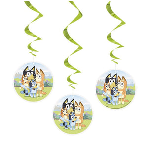 Bluey Hanging Swirls - 3ct