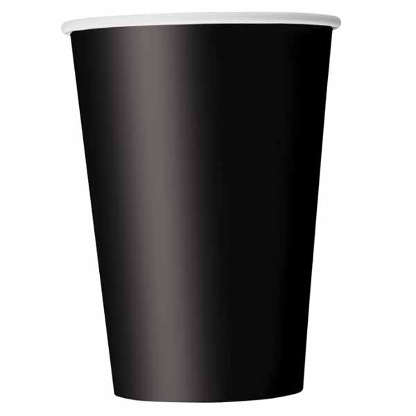 Black 12oz Cups