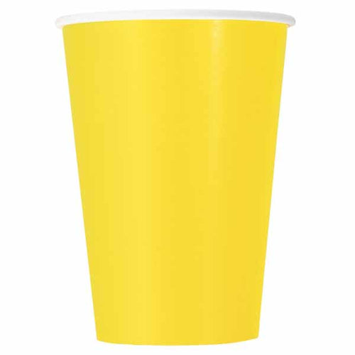 Yellow 12oz Cups