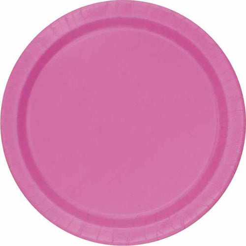 Candy Pink Dessert Plates  - 8ct