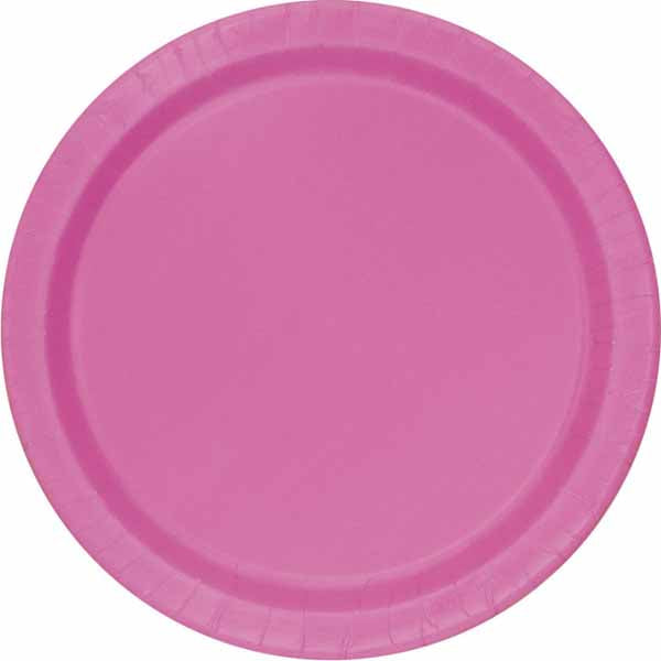 Candy Pink Dessert Plates  - 8ct