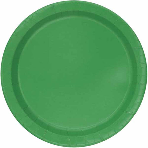 Emerald Green Dinner Plates - 8ct