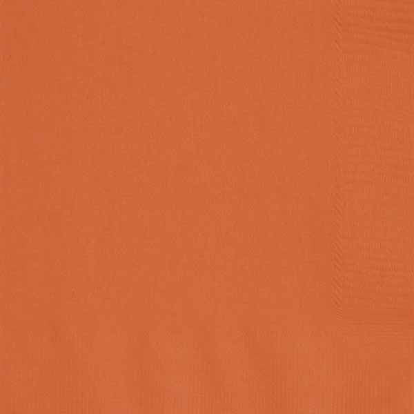 Orange Luncheon Napkins - 20ct