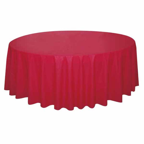 Red Round Table Cover