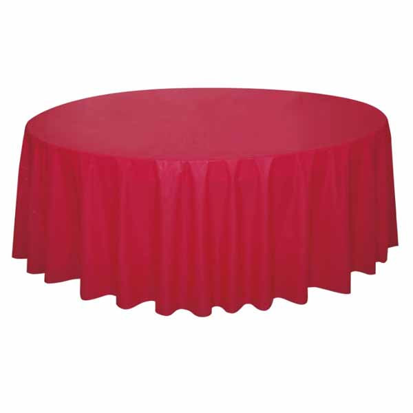 Red Round Table Cover