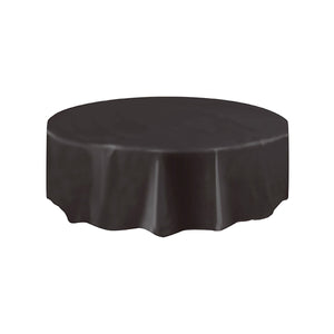 Black Round Table Cover