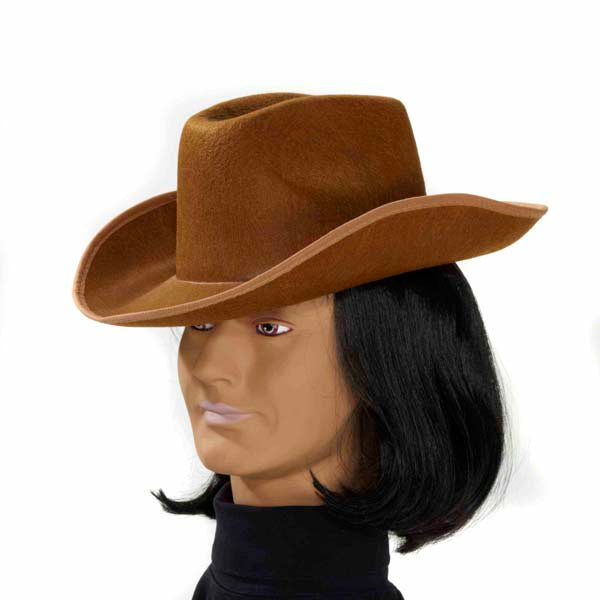 Brown Felt Cowboy Hat