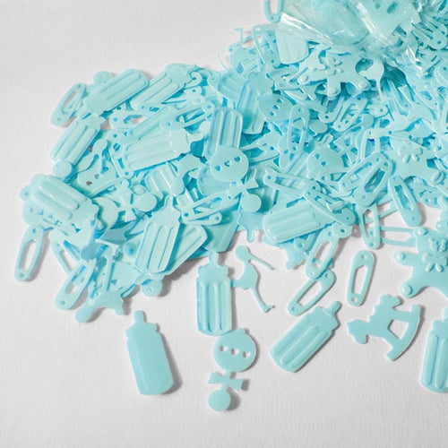 Blue Baby Shower Confetti