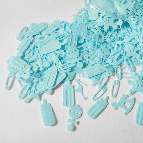 Blue Baby Shower Confetti