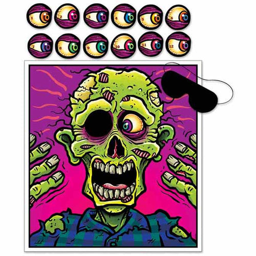 Pin the Eyeball on the Zombie Game