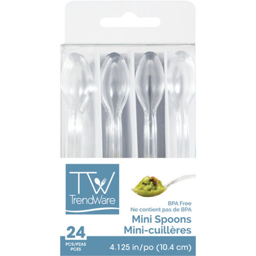 Clear Cocktail Spoons