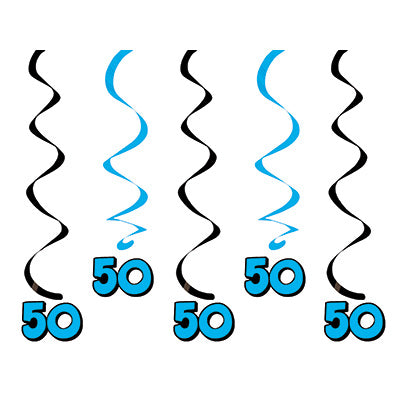 50th Hanging Swirls