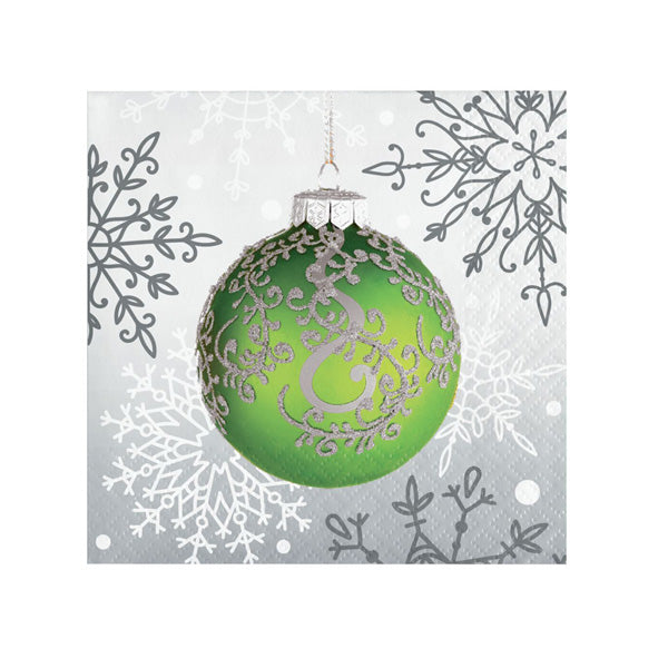 Elegant Ornament Beverage Napkins