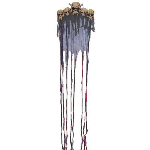 Large Skull Door Curtain