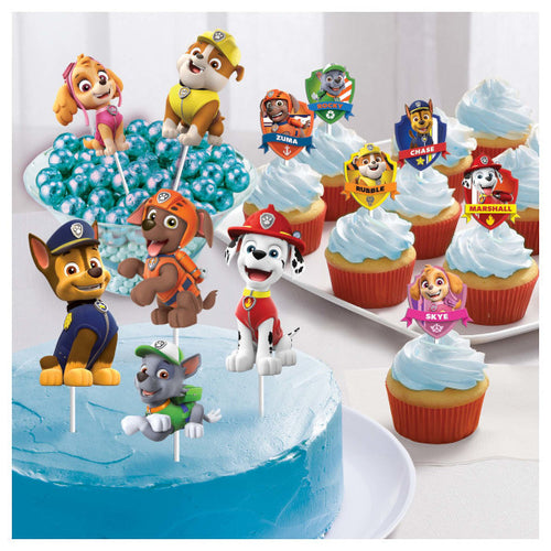 Paw Patrol Cupcake Picks