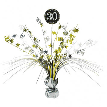 Sparkling Celebration 30th Foil Centerpiece