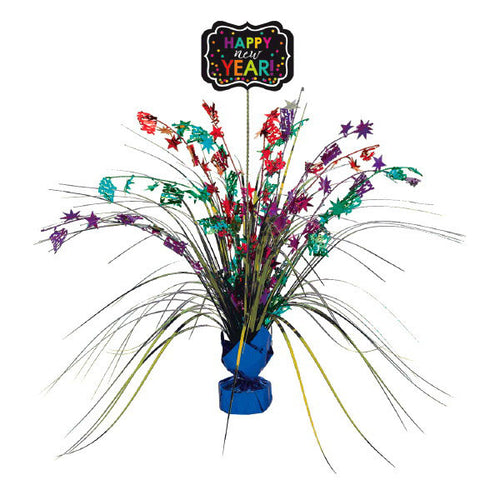 Colourful New Years Spray Centerpiece